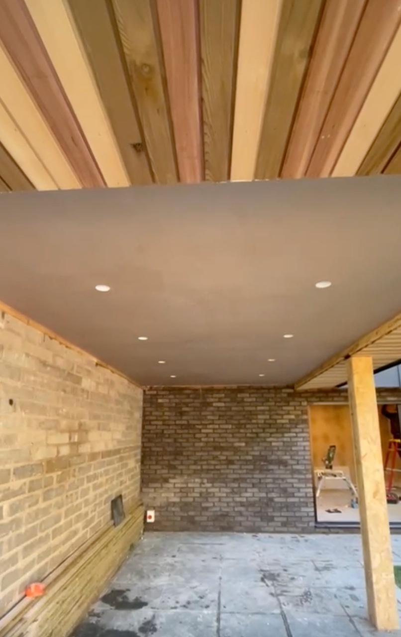 After lighting installation